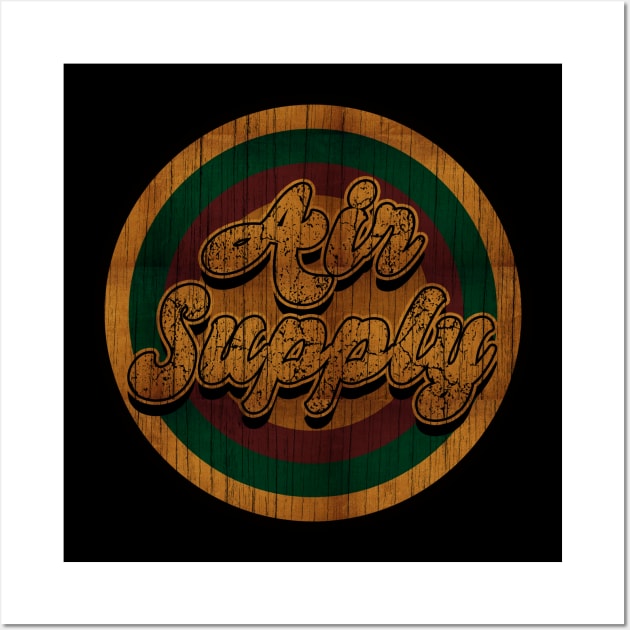 Circle Retro Air Supply Wall Art by Electric Tone